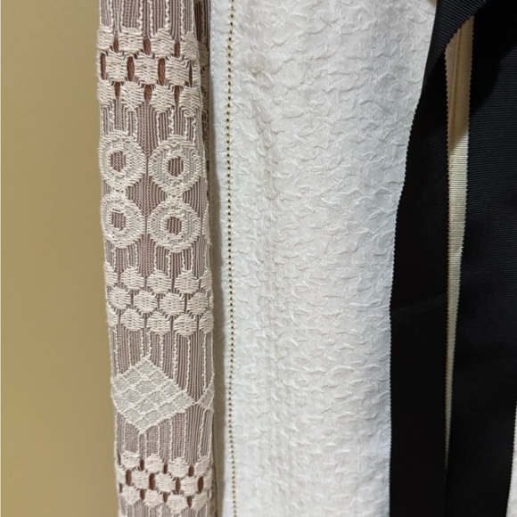 Byron Lars Beguile Ivory Lace Dress with Black Accents - Picture 7 of 9